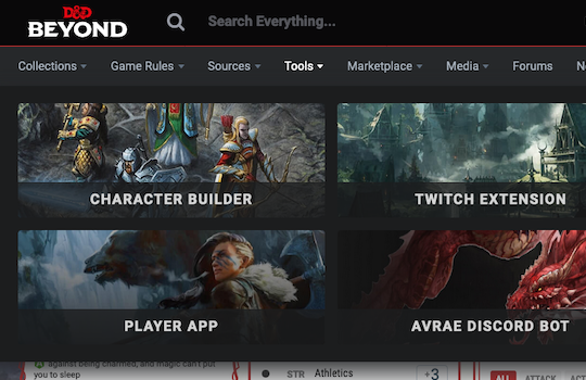 Digital Tools  Dungeons & Dragons